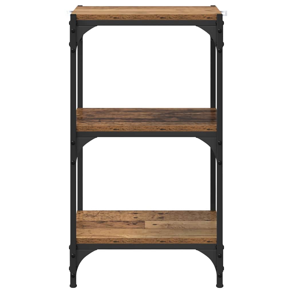 Bücherregal Altholz 40 x 33 x 70,5 cm Verbundholz und Eisen