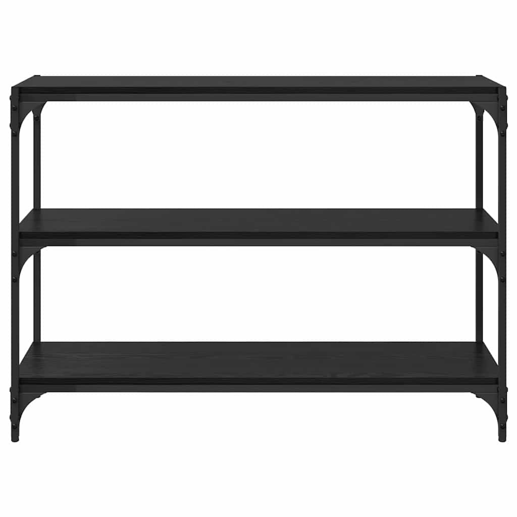 Bücherregal Schwarz Eichen-Optik 100 x 33 x 70,5 cm