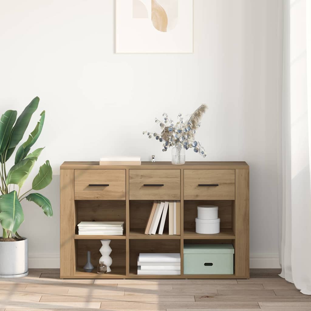 Sideboard Artisan-Eiche 100 x 30 x 59,5 cm Holzwerkstoff