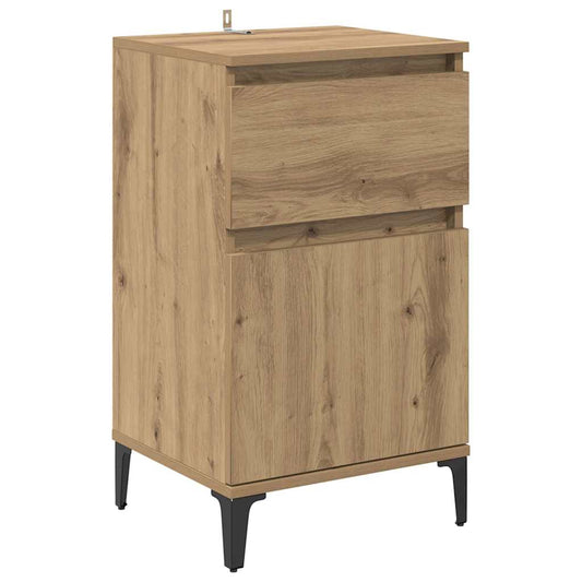 Nachttisch Eiche handwerklich 40 x 35 x 70 cm Holzwerkstoff