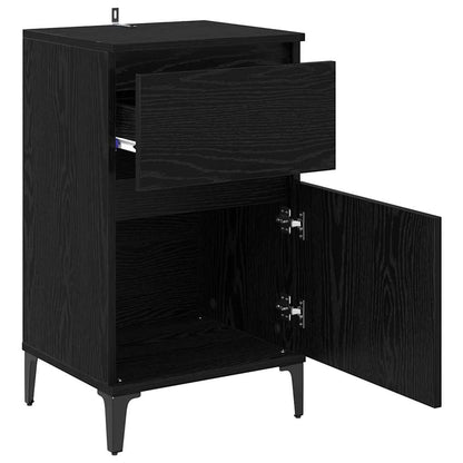 Nachttisch Schwarze Eiche 40 x 35 x 70 cm Holzwerkstoff