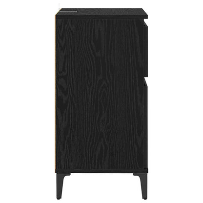 Nachttisch Schwarze Eiche 40 x 35 x 70 cm Holzwerkstoff