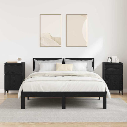 Nachttisch 2 pcs Schwarze Eiche 40 x 35 x 70 cm Holzwerkstoff