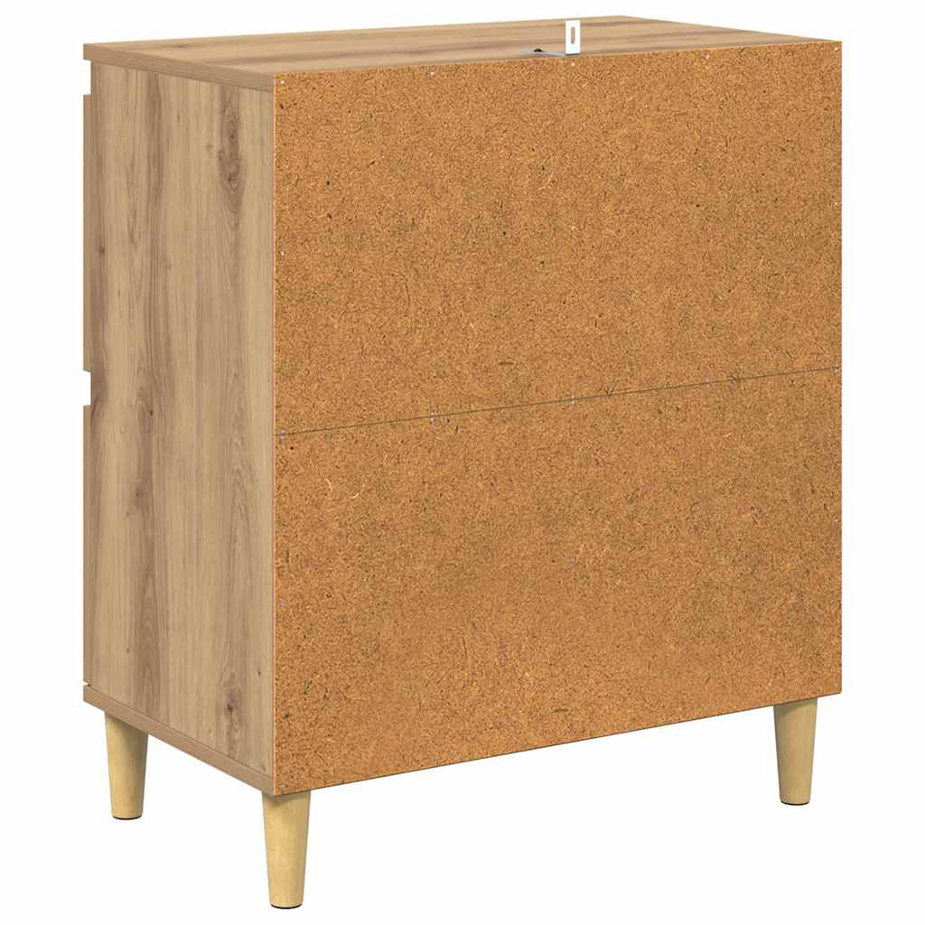 Sideboard Artisan-Eiche 60 x 35 x 70 cm Holzwerkstoff