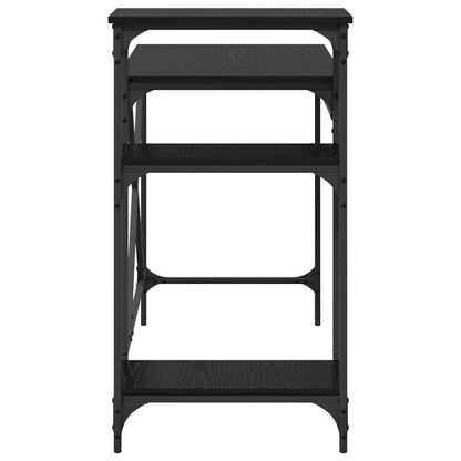 Schreibtisch Schwarz Eichen-Optik 105 x 50 x 90 cm