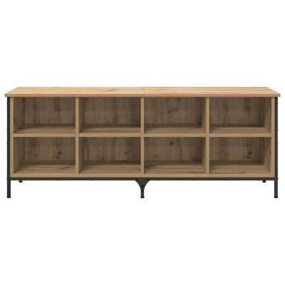 Schuhschrank mit Regal Artisan-Eiche 131 x 35 x 50 cm