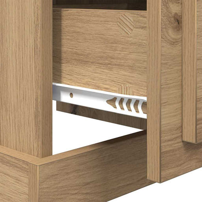 Nachttisch 2 pcs Artisan-Eiche 39 x 39 x 47.5 cm Holzwerkstoff