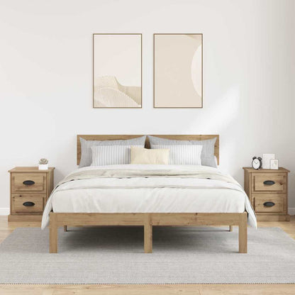 Nachttisch 2 pcs Artisan-Eiche 39 x 39 x 47.5 cm Holzwerkstoff