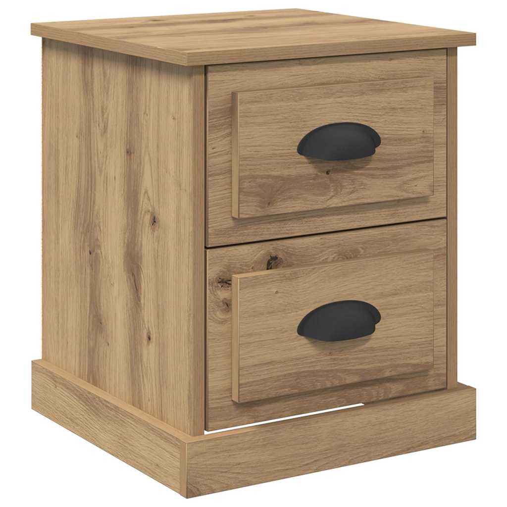 Nachttisch 2 pcs Artisan-Eiche 39 x 39 x 47.5 cm Holzwerkstoff