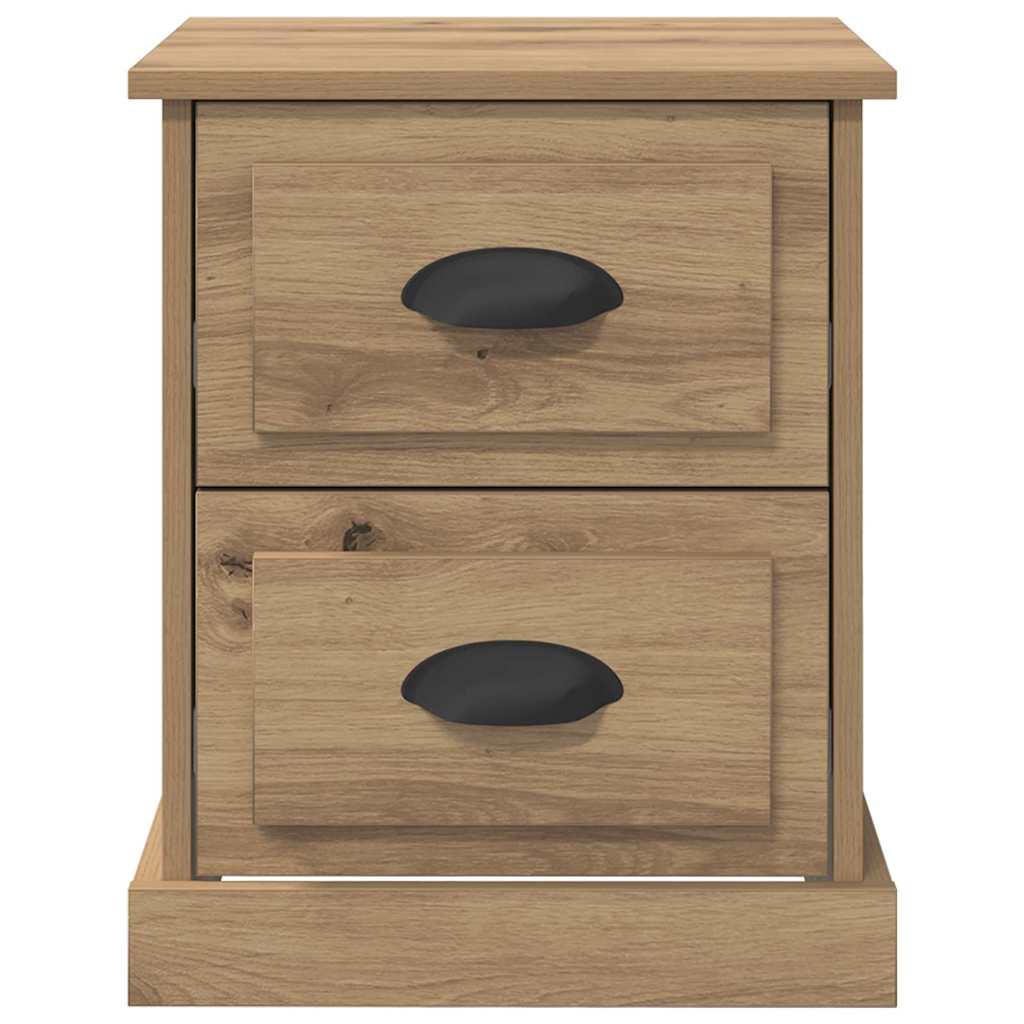Nachttisch 2 pcs Artisan-Eiche 39 x 39 x 47.5 cm Holzwerkstoff