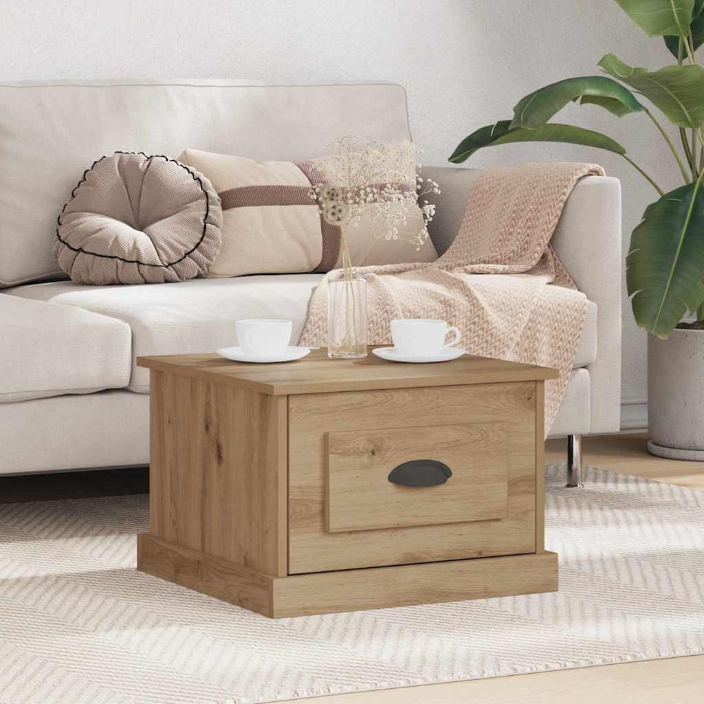 Couchtisch Artisan-Eiche 50 x 50 x 35 cm Holzwerkstoff
