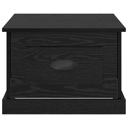 Couchtisch Schwarz Eichen-Optik 50 x 50 x 35 cm Holzwerkstoff