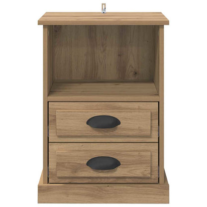 Nachttisch 2 pcs Artisan-Eiche 43 x 36 x 60 cm Holzwerkstoff