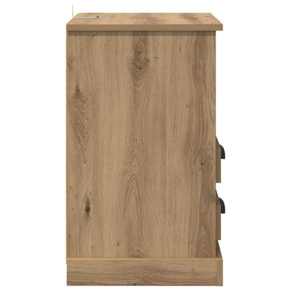 Nachttisch 2 pcs Artisan-Eiche 43 x 36 x 60 cm Holzwerkstoff