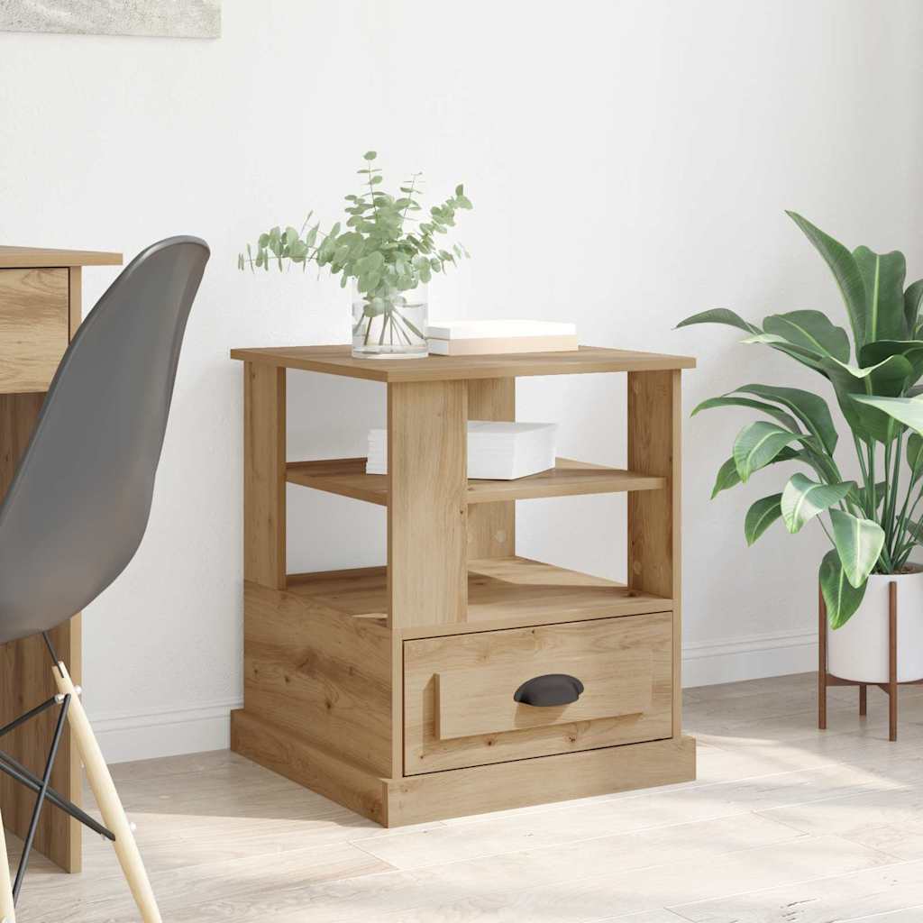 Nachttisch Artisan-Eiche 50 x 50 x 60 cm Holzwerkstoff