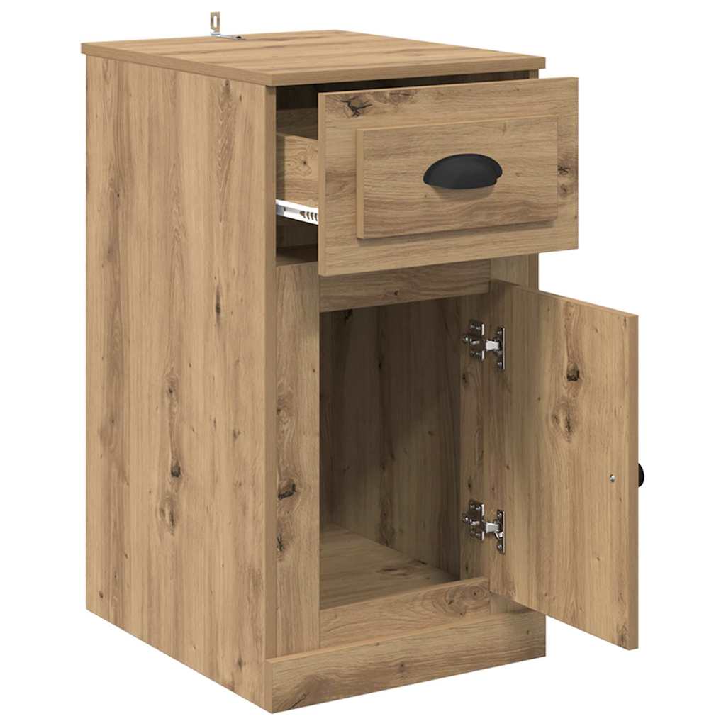 Seitenschrank Artisan-Eiche 40 x 50 x 75 cm Holzwerkstoff