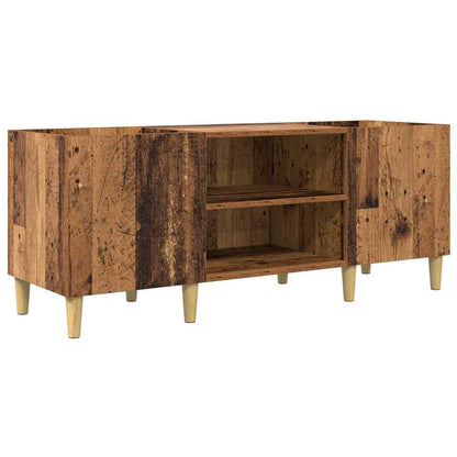 Schallplattenschrank Altholz 121 x 38 x 48 cm Holzwerkstoff