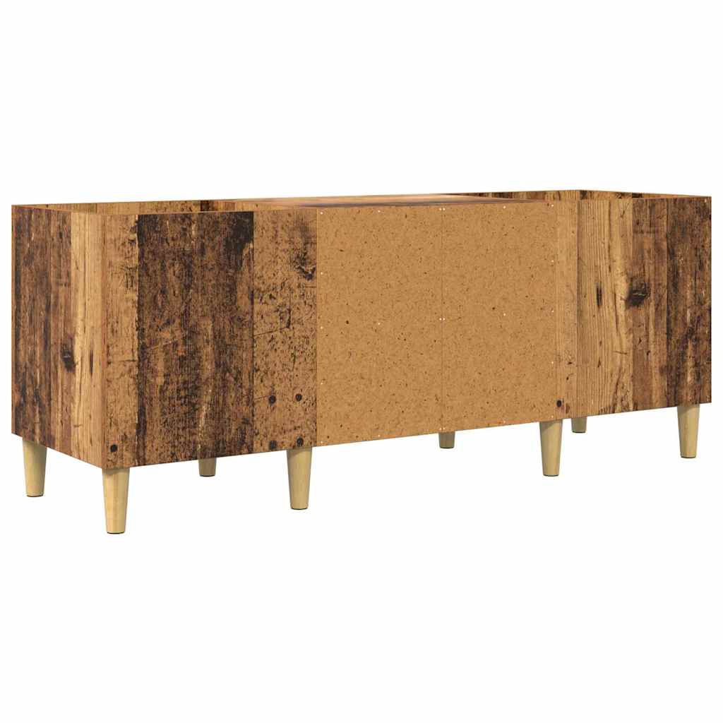 Schallplattenschrank Altholz 121 x 38 x 48 cm Holzwerkstoff
