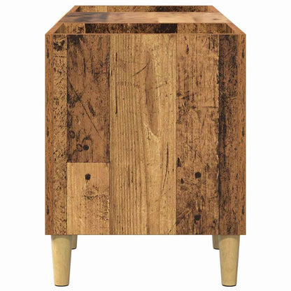Schallplattenschrank Altholz 121 x 38 x 48 cm Holzwerkstoff