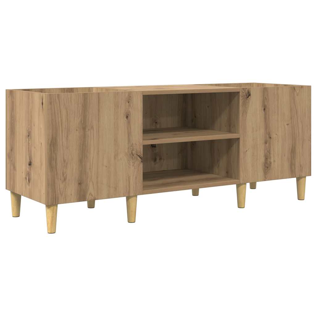 Schallplattenschrank Artisan-Eiche 121 x 38 x 48 cm