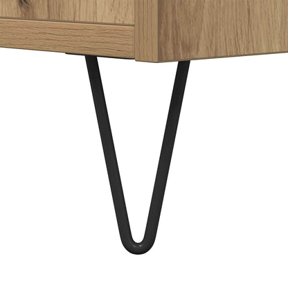 Couchtisch Artisan-Eiche 80 x 80 x 36.5 cm Holzwerkstoff