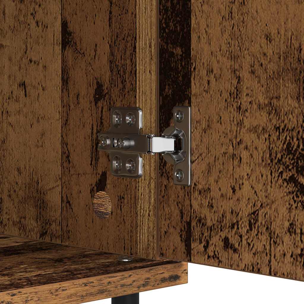 Sideboard 2 pcs Altholz 40 x 35 x 70 cm Verbundholz und Eisen