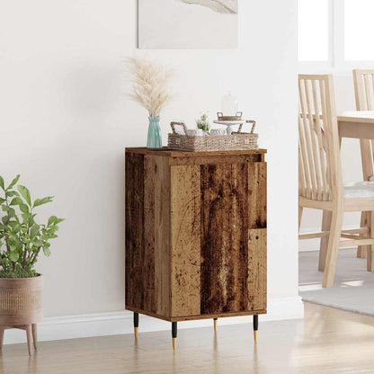 Sideboard 2 pcs Altholz 40 x 35 x 70 cm Verbundholz und Eisen