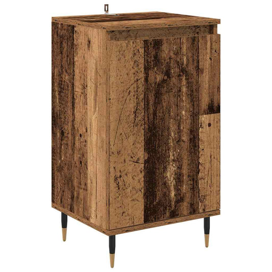 Sideboard 2 pcs Altholz 40 x 35 x 70 cm Verbundholz und Eisen