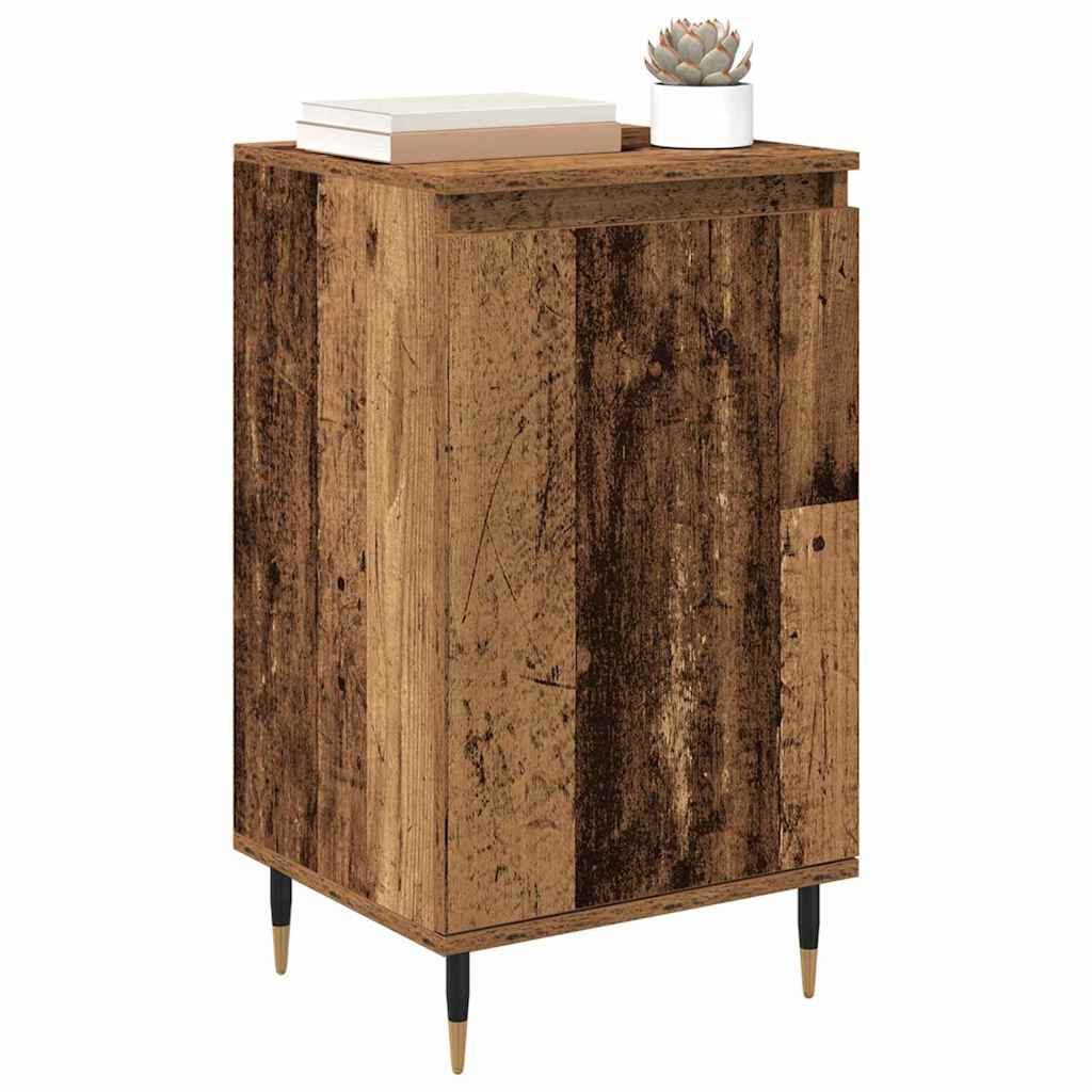 Sideboard 2 pcs Altholz 40 x 35 x 70 cm Verbundholz und Eisen