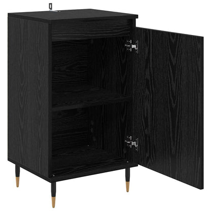 Sideboard 2 pcs Schwarz Eichen-Optik 40 x 35 x 70 cm