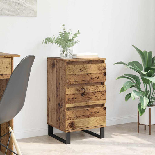 Sideboard mit Schubladen Altholz Holzwerkstoff