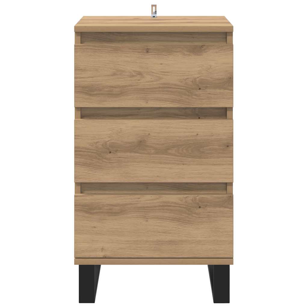 Sideboard mit Schubladen Artisan-Eiche Holzwerkstoff