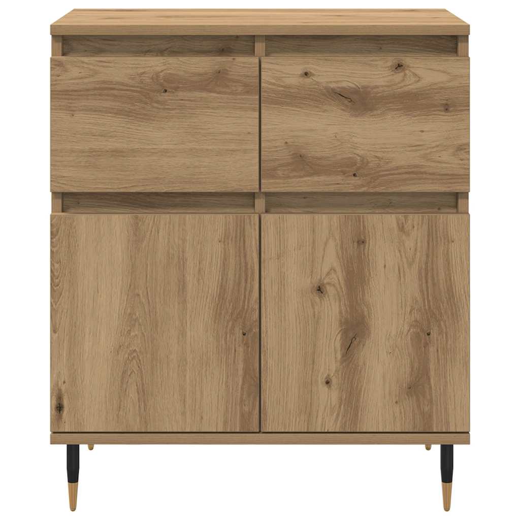 Sideboard Artisan-Eiche 60 x 35 x 70 cm Verbundholz und Eisen
