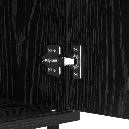 Sideboard mit Schubladen Schwarz Eichen-Optik 60 x 35 x 70 cm