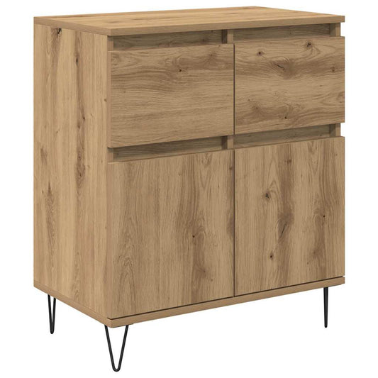 Sideboard Artisan-Eiche 60 x 35 x 70 cm Verbundholz und Eisen