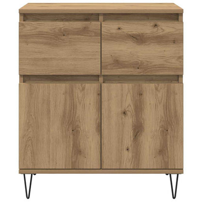 Sideboard Artisan-Eiche 60 x 35 x 70 cm Verbundholz und Eisen