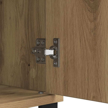 Sideboard Artisan-Eiche 60 x 35 x 70 cm Verbundholz und Eisen