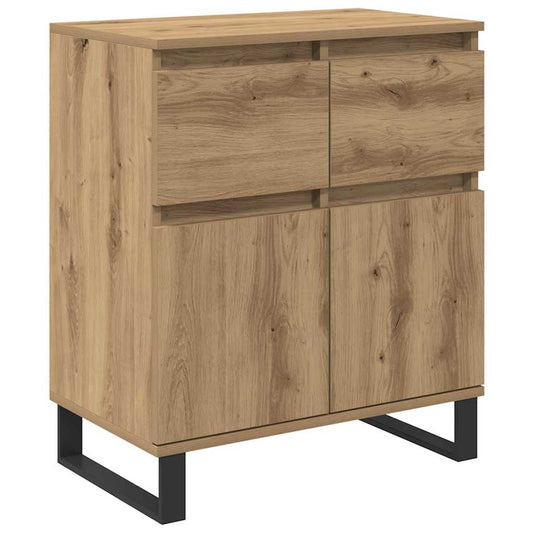 Sideboard Artisan-Eiche 60 x 35 x 70 cm Verbundholz und Eisen