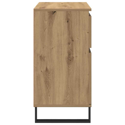 Sideboard Artisan-Eiche 60 x 35 x 70 cm Verbundholz und Eisen