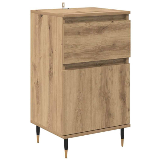 Sideboard Artisan-Eiche 40 x 35 x 70 cm Verbundholz und Eisen