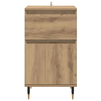 Sideboard Artisan-Eiche 40 x 35 x 70 cm Verbundholz und Eisen