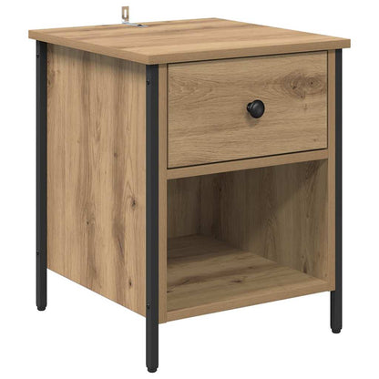 Nachttisch 2 pcs Artisan-Eiche 40 x 42 x 50 cm Holzwerkstoff