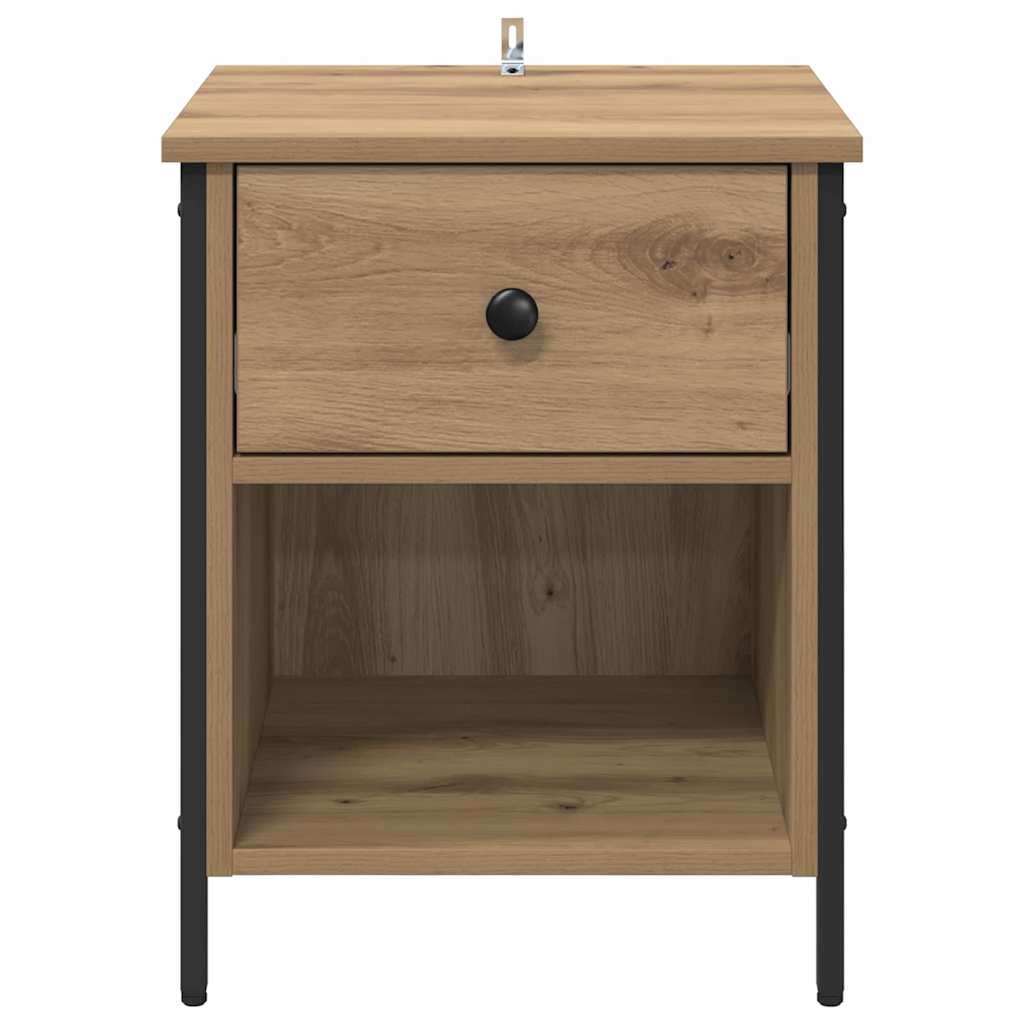 Nachttisch 2 pcs Artisan-Eiche 40 x 42 x 50 cm Holzwerkstoff