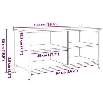 TV-Schränk Altholz 100 x 40 x 50 cm Holzwerkstoff