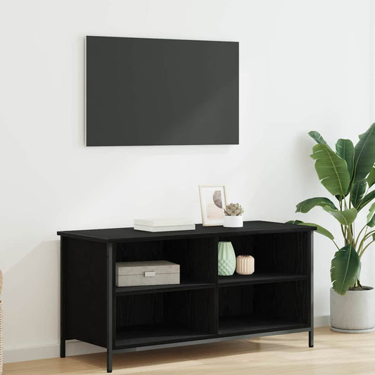 TV-Schränk Schwarz Eichen-Optik 100 x 40 x 50 cm Holzwerkstoff