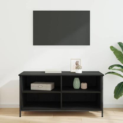 TV-Schränk Schwarz Eichen-Optik 100 x 40 x 50 cm Holzwerkstoff