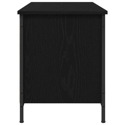 TV-Schränk Schwarz Eichen-Optik 100 x 40 x 50 cm Holzwerkstoff
