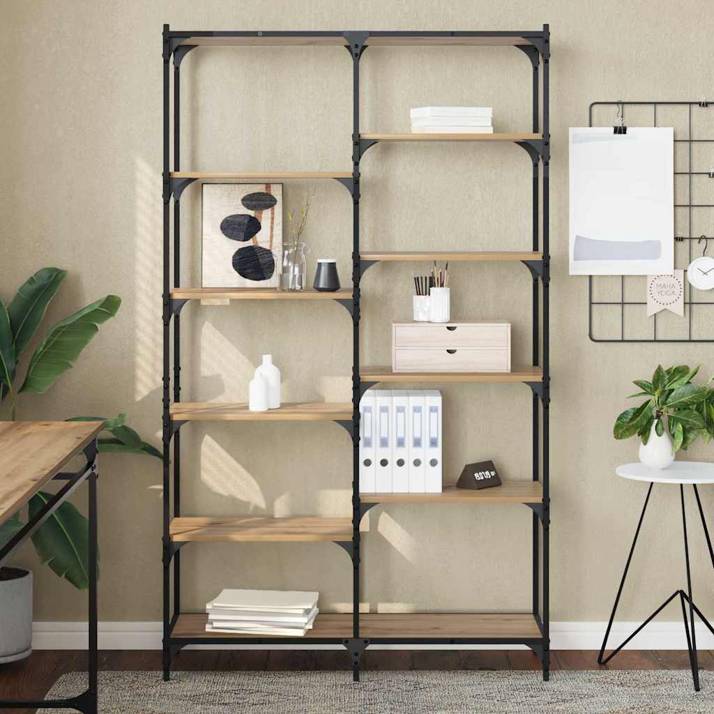 Regal Artisan-Eiche 100 x 32 x 170 cm Holzwerkstoff