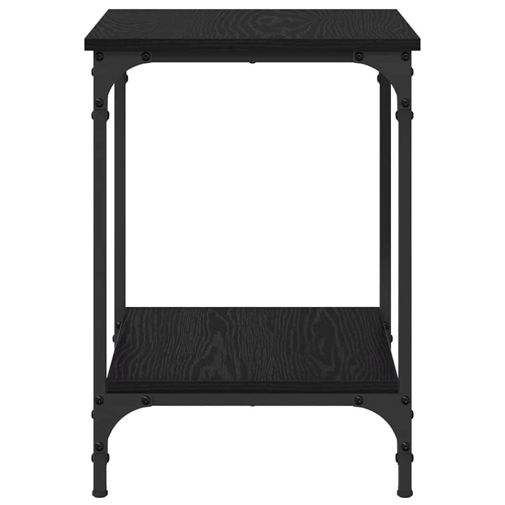 Couchtisch Schwarz Eichen-Optik 40 x 40 x 55 cm Holzwerkstoff