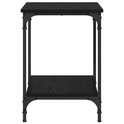 Couchtisch Schwarz Eichen-Optik 40 x 40 x 55 cm Holzwerkstoff